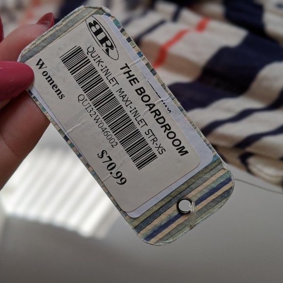 Quicksilver Inlet Maxi Dress Striped - Picture 2 of 3